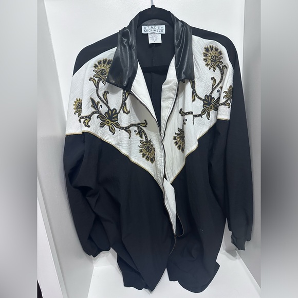 Vintage 80’s Stacey Michaels 1x zip up jacket. Soo cute 😍 - Picture 1 of 4